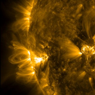 An Active Region of the Sun