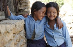 Happy students from Nepal.