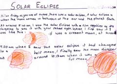 Child's View of the Solar Eclipse